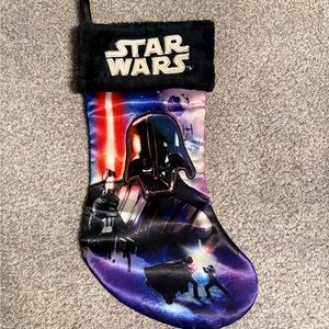 Star Wars Black and Purple Holiday Stocking